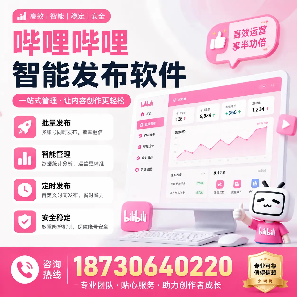 如何评估哔哩哔哩智能发布软件的ROI？娄底 企业必读